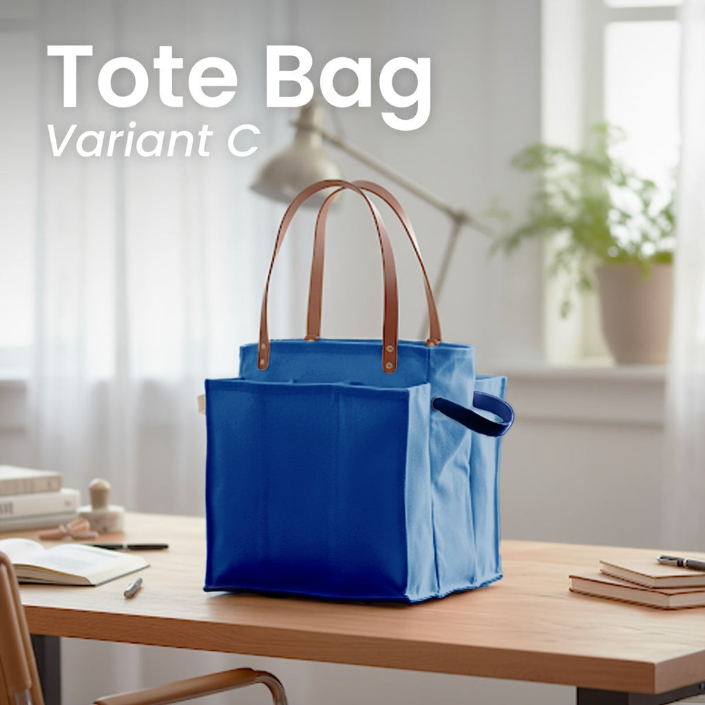 Large Divided Picnic Tote Bag with Separate Sections for Eggs, Bottles and Delicate Groceries, Available in Four Colors — ima