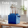 Large Divided Picnic Tote Bag with Separate Sections for Eggs, Bottles and Delicate Groceries, Available in Four Colors — ima