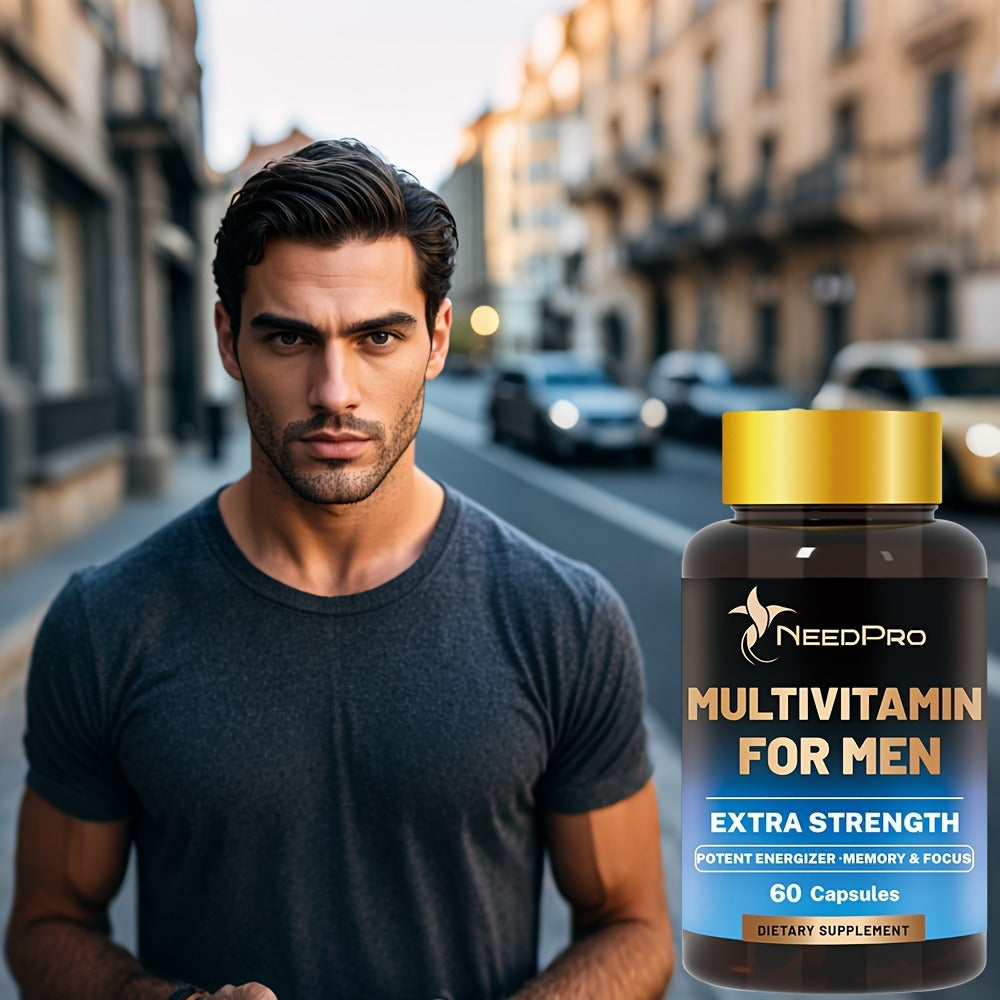Dietary Supplement Men’s Multivitamin Capsules with Vitamins A, C, D, B6, B12, Zinc, Biotin and Folate — image 11