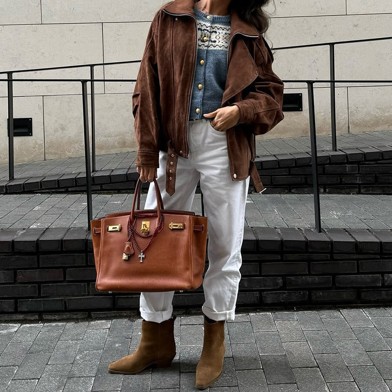 Short Loose Jacket Coat Women