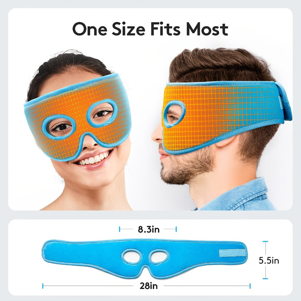 Heated Eye Mask Electric, Warm Compress for Tension & Eye, 3 Temperature 5 Timer Settings Extra Large Eye — image 4