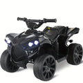 Kids Electric Ride-On ATV 4-Wheeler Quad with LED Headlights Foot Pedal Accelerator Anti-Slip Tires 55 lbs Capacity Outdoor B