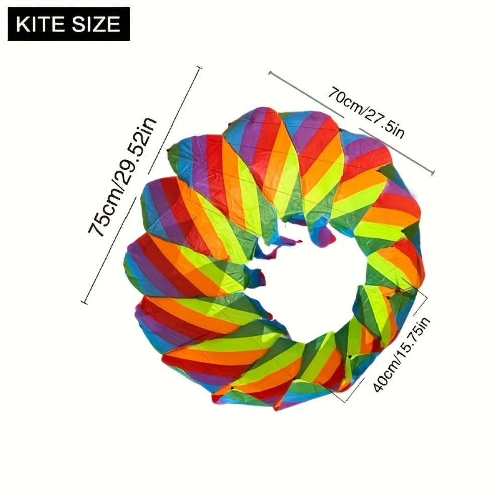 Rotating Lotus Tail Kite 3D Flower Basket Iridescent Kite for Kids Adults with the Listed Color, Size or Set Options for Ever