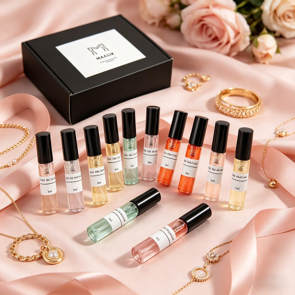 Perfume Gift Set for Men & Women Unique Niche Fragrance Multi-Style Devil Twilight Fantasy for Bath Time, Home Spa and Person