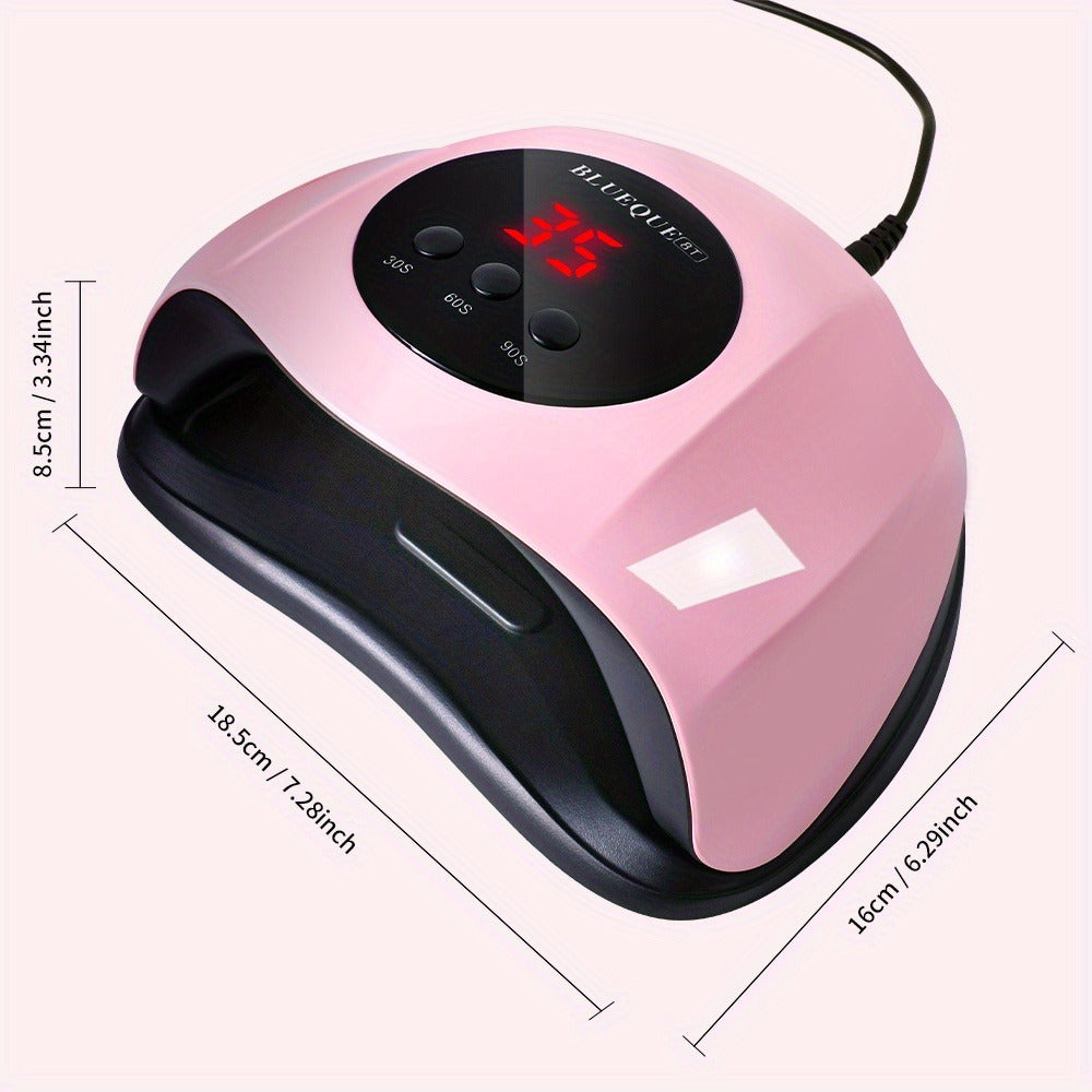 8T UV LED Nail Lamp with 24 Light Beads, Infrared Hand Sensor, 30/60/90s Timers and Two USB Styles — image 6