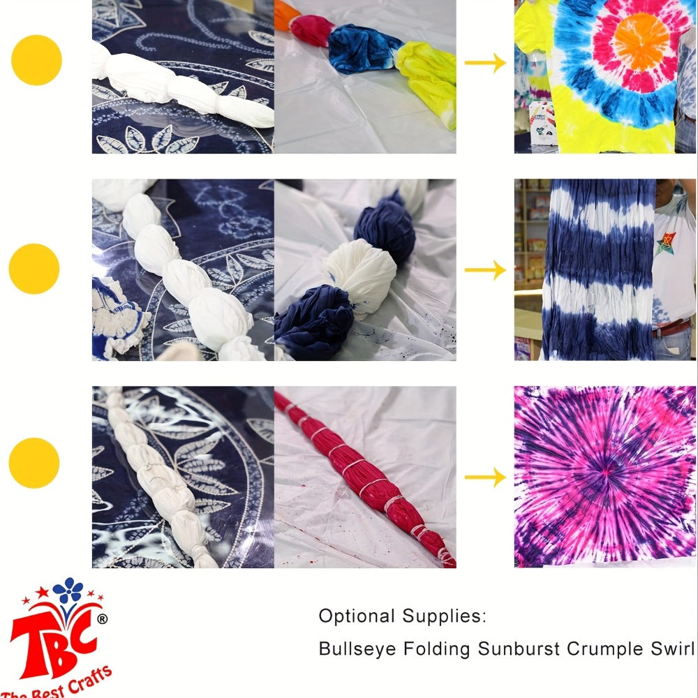 Tie Dye Kit 24 Colors All-in-One Set for Kids Teens Adults & Beginners, Squeeze Bottles Gloves Rubber Bands Carry Case — imag