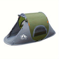 Camping Tent 1-Person Pop-Up with PU 2000mm Coating, 190T Polyester and Fiberglass Poles for Outdoor Camp Setup — image 1