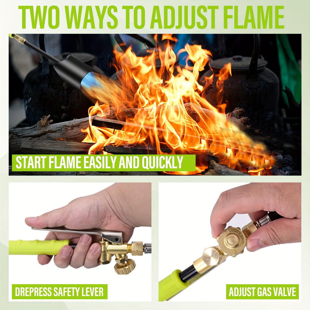 Propane Weed Torch, Flame Weeder Ice Melter Outdoor Roof Driveway for Garden, Patio and Yard Use — image 21