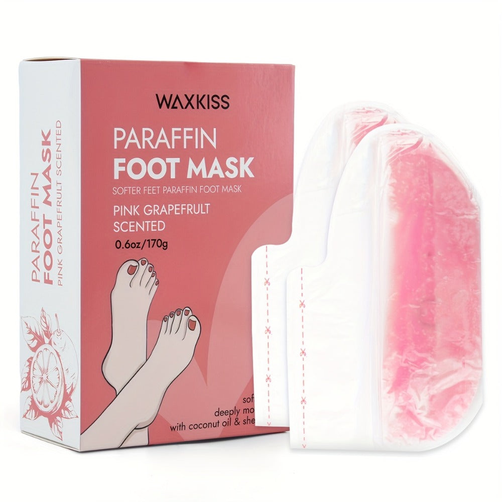 Paraffin Wax Moisturizing Hand & Foot Mask WAXKISS – Non-Greasy Skin Softening Treatment Lavender & Grapefruit Scent — image 