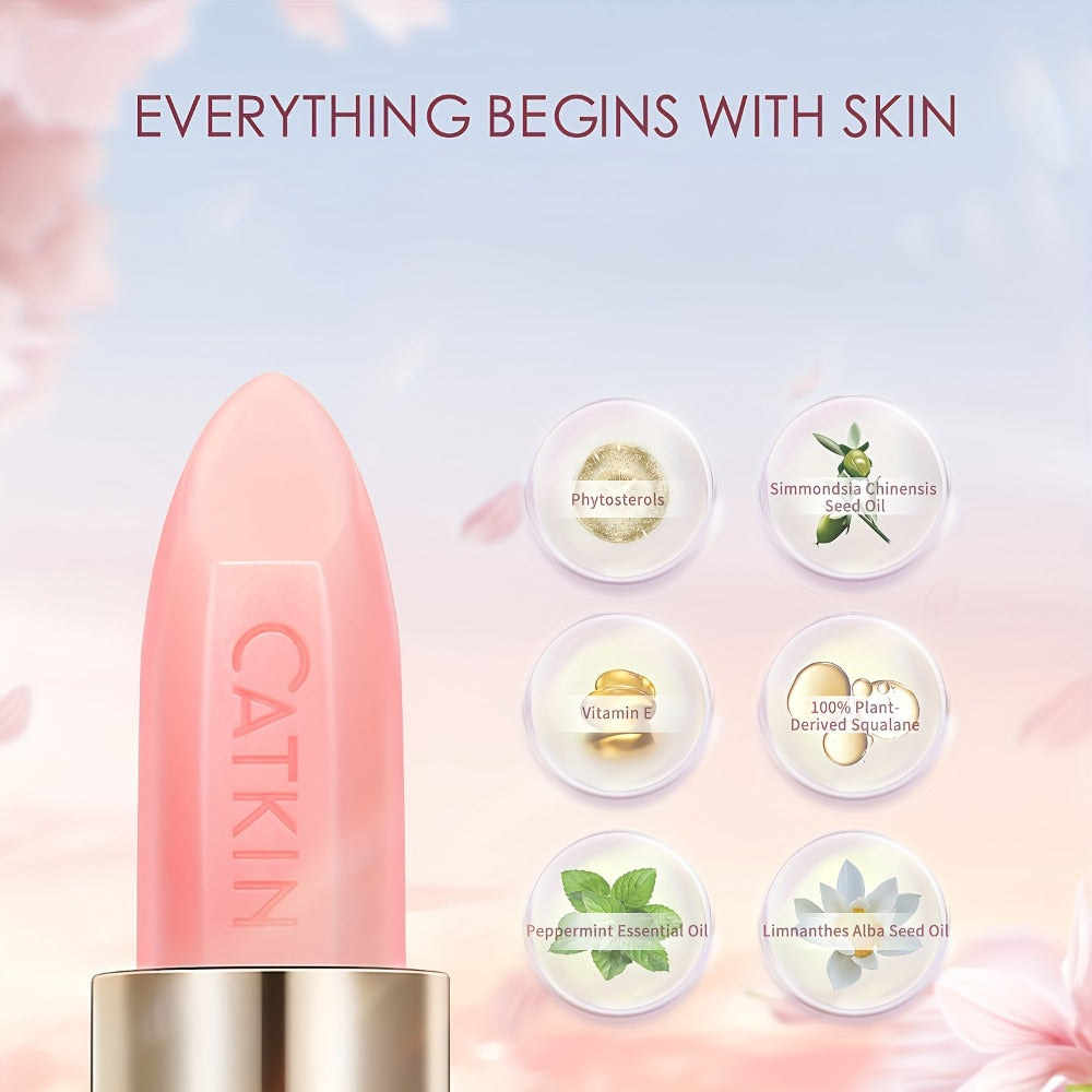 Lip Balm CATKIN Tinted Stick with Five Named Shade Options, Glossy Finish and Floral Packaging — image 11