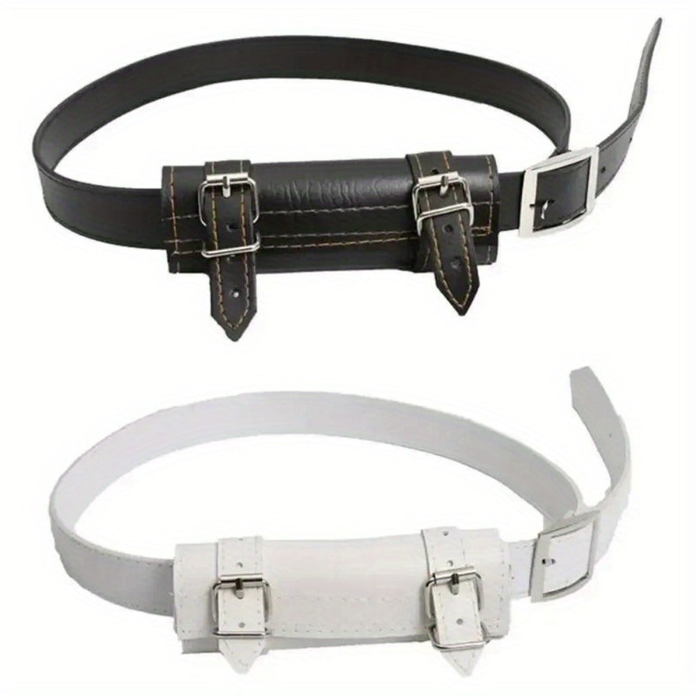 Sword Belt Holster with Dual Buckle Loops in Black or White for Katana-Style Costume Props — image 25