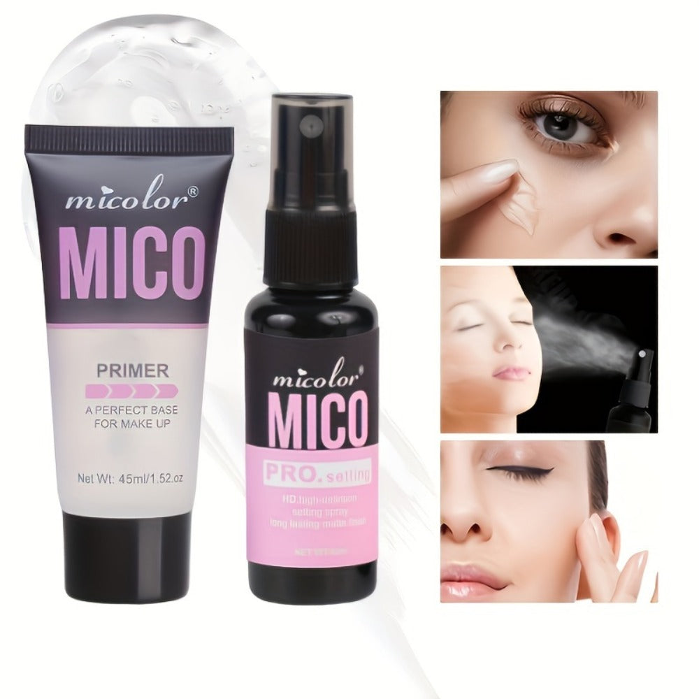 Pore Minimizing Makeup Primer Set 4pcs, HD Finish Face Base, Complexion Enhancing Lightweight Formula Under 1fl oz — image 2