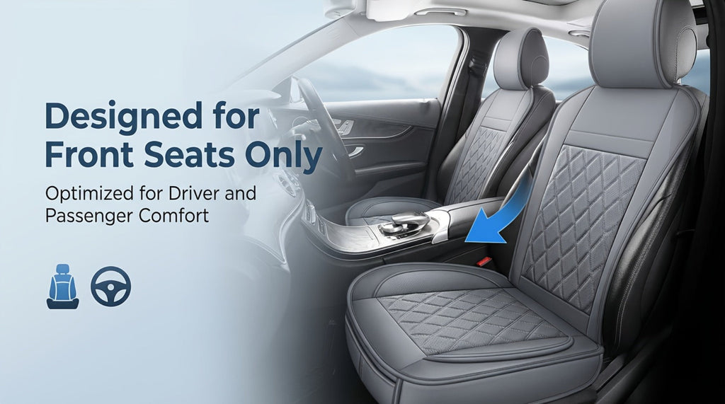 Car Seat Covers Front Pair with Full-Surround High-Back Design and Fifteen Color or Pattern Options — image 21