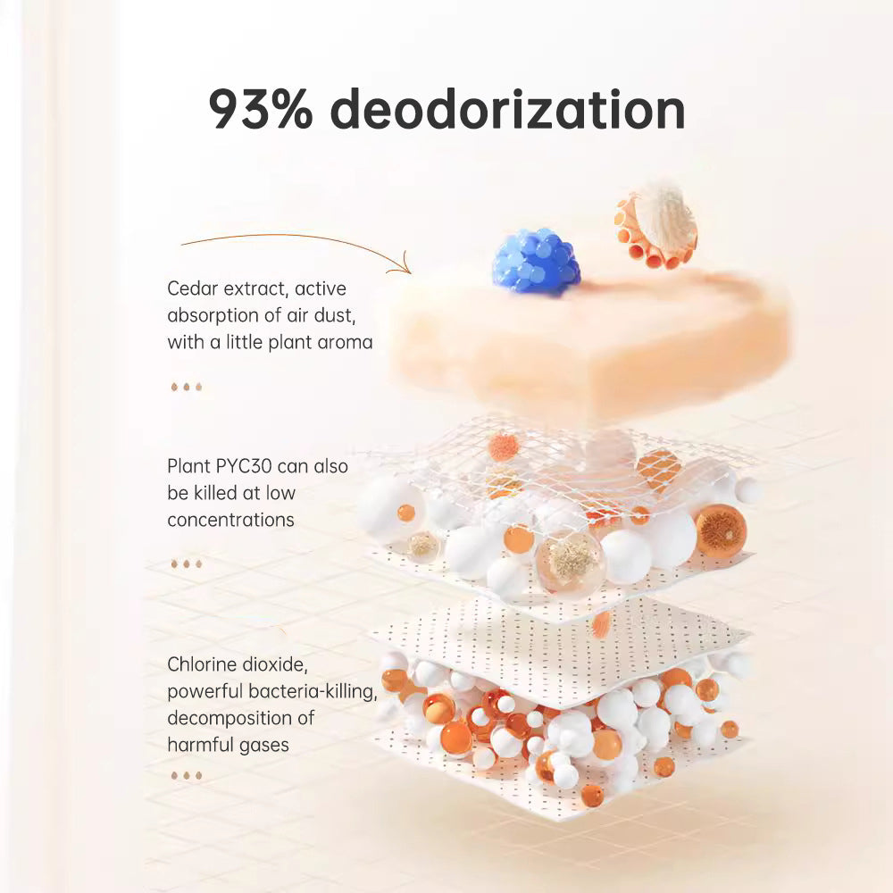 Pushidun chlorine dioxide gel to remove formaldehyde jelly new house formaldehyde removal air purification photocatalyst decoration deodorant