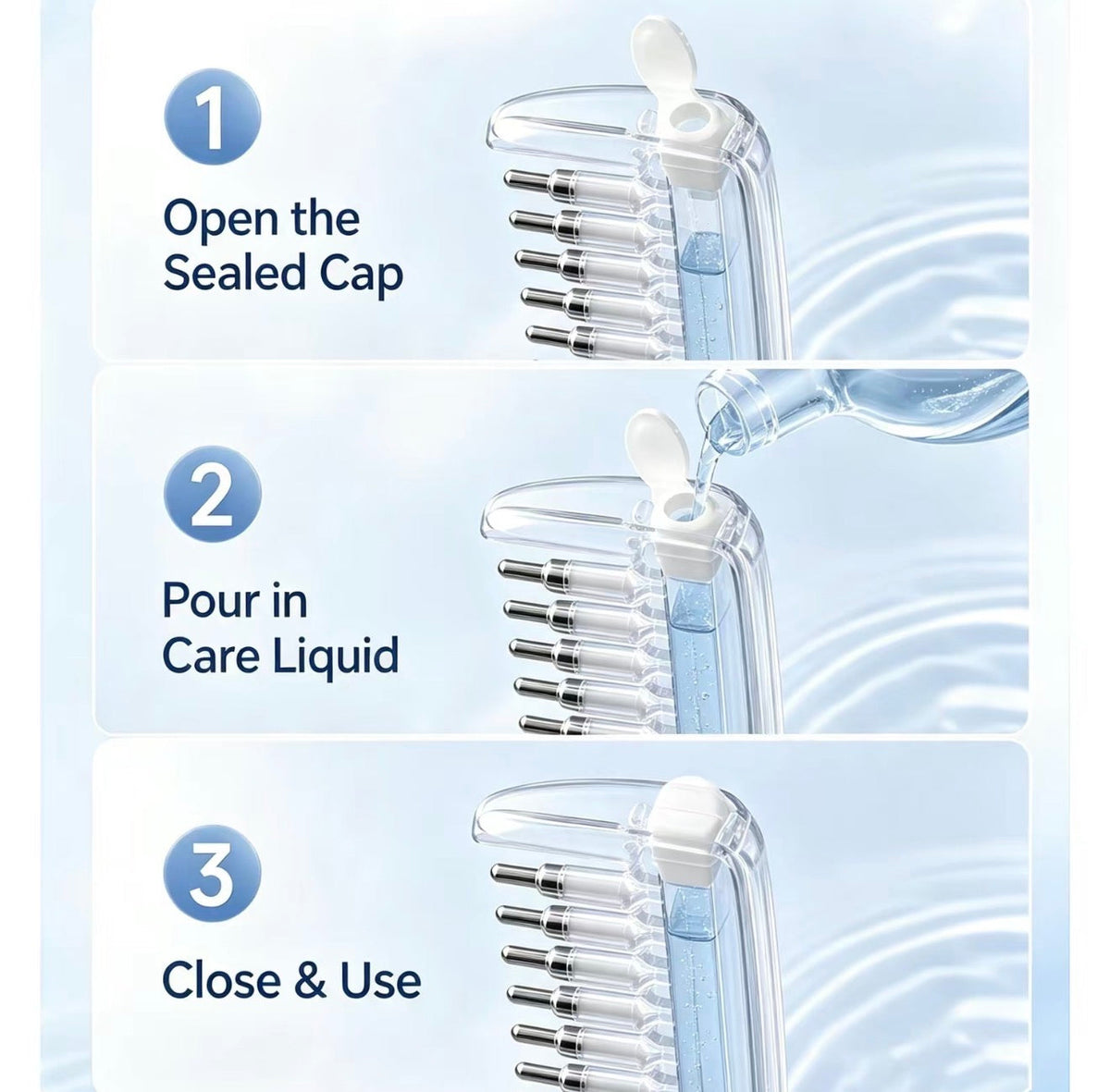 RootGlow Scalp Applicator Comb