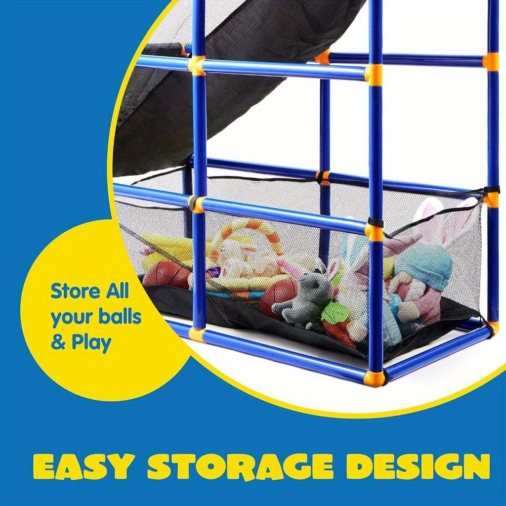 Kids Adjustable Basketball Hoop Set Arcade-Style Stand 4 Balls Air Pump with the Listed Color, Size or Set Options for Everyd