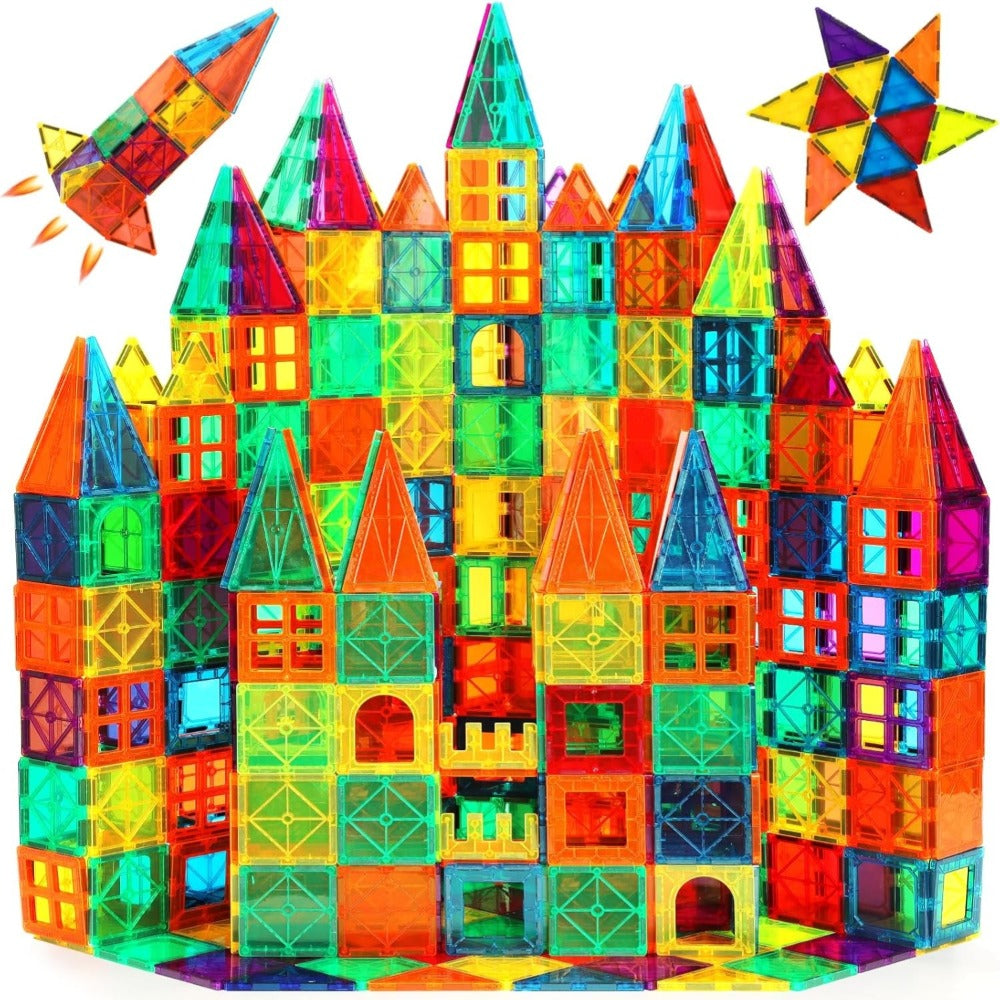 Animal Village Magnetic Building Blocks 102pcs for Kids Ages 3 4 5 6 with the Listed Color, Size or Set Options for Everyday 