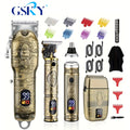 Hair Clippers & Trimmers GSRY Bronze Four-Tool Grooming Set with LCD Displays, USB Charging and Guide Combs — image 14