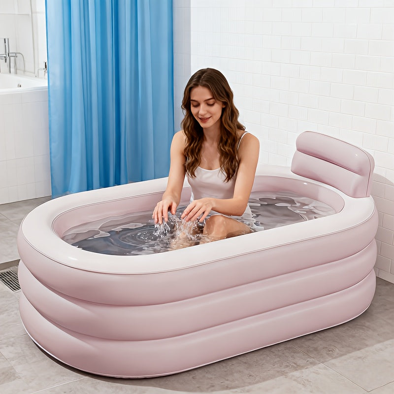 Inflatable Bathtub for Garden, Patio and Yard Use, with the Listed Configuration, for Everyday Use and Organized Storage — im