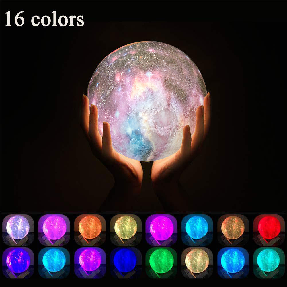 3D Printing Lunar Light Painting Creative Gift Night Light