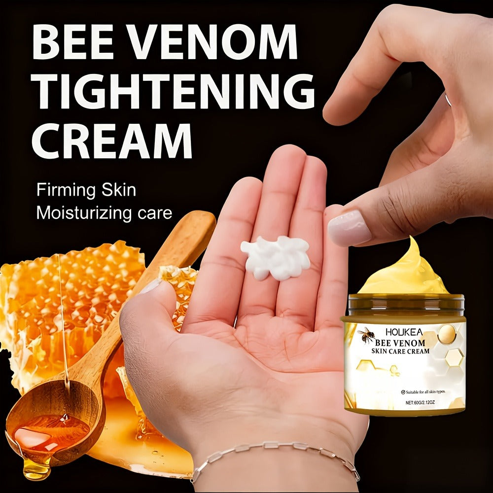 Body Cream HOUKEA Three 60g Jars with Bee Venom, Retinol, Allantoin and Salicylic Acid for External Use — image 2