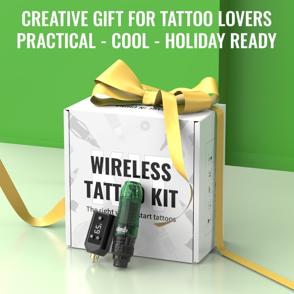Tattoo Machine Kit VOID Wireless Pen with 1200mAh Battery, 4-12V Adjustment, 10 Cartridges and 5 Ink Shades — image 16