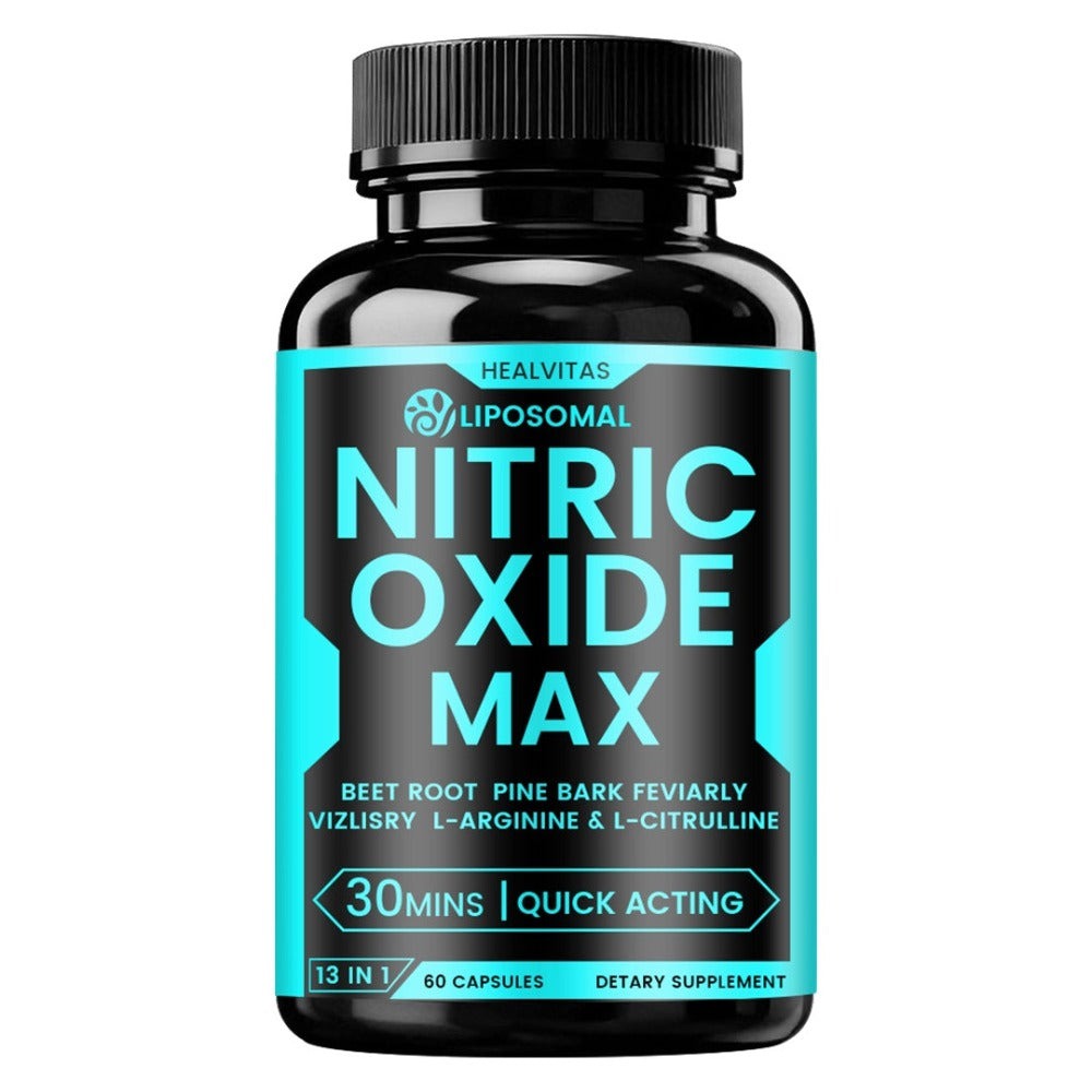 Dietary Supplement Capsules with HEALVITAS Label, L-Arginine, L-Citrulline, AAKG and 60 Count — image 9