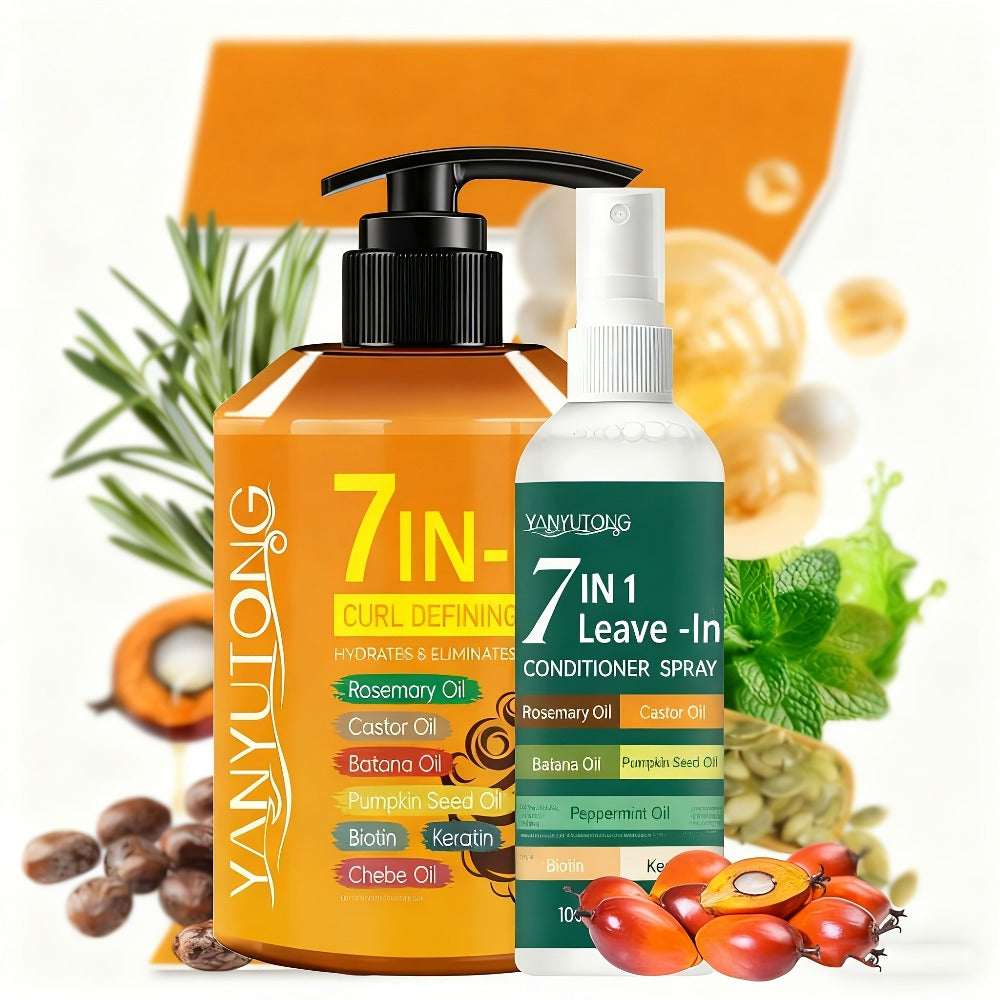 Two-Piece Curl Styling Set with 280ml Pump Cream, 100ml Leave-In Spray and Six Named Formula Markers — image 5