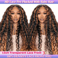 Deep Wave Human Hair Wig with 13x4 HD Lace Front, 180% Density and 14-34 Inch Length Options — image 12