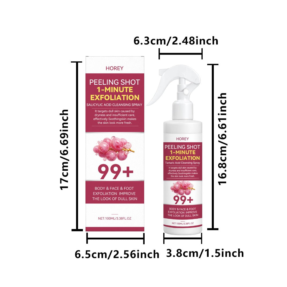 Grape & Malic Acid Exfoliating Gel for Face & Body, AHA Deep Cleansing Scrub, Removes Dead Skin Cells — image 5
