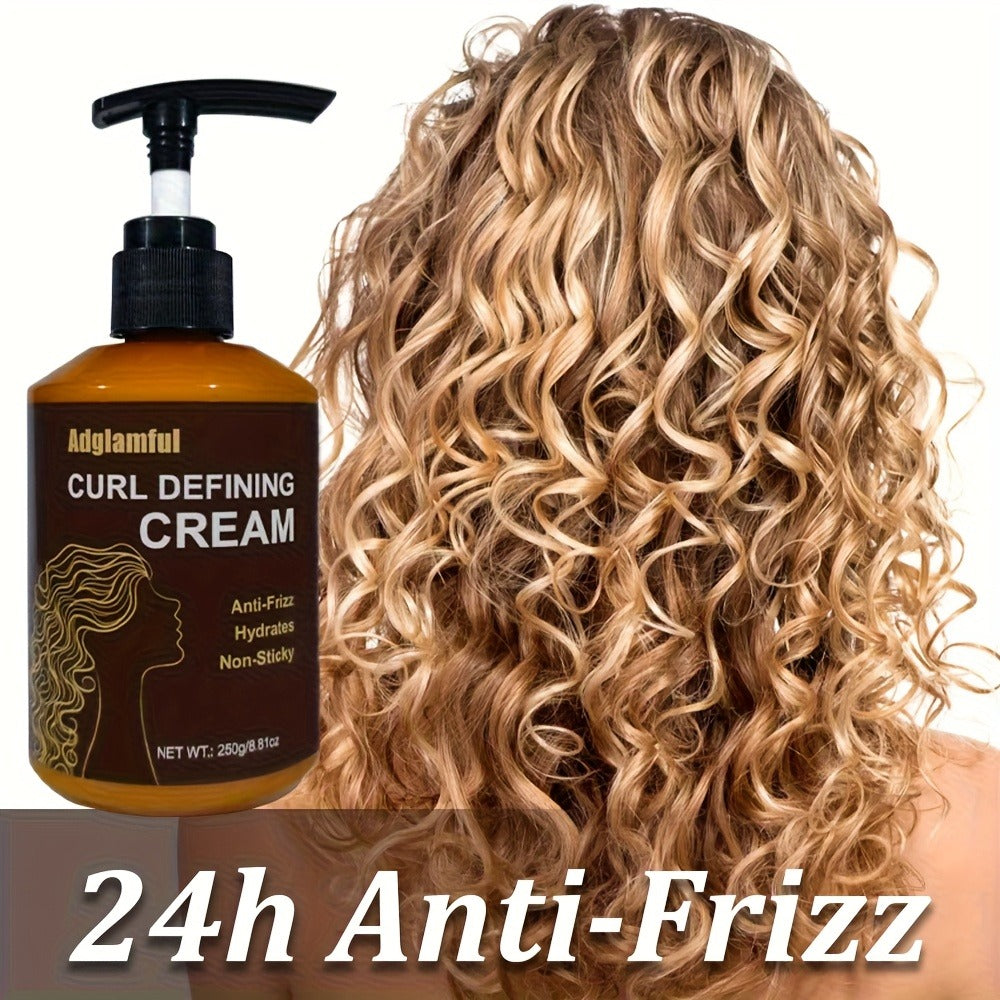 Pump-Bottle Curl Defining Cream with Leave-In Application for Wavy, Curly and Coily Hair Types — image 1