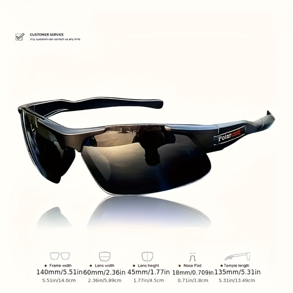 Sunglasses 3-Pack for Men with Half Frames, Lenses and Lightweight Driving Fit with Specific Frame, Lens Color and Pack Choic