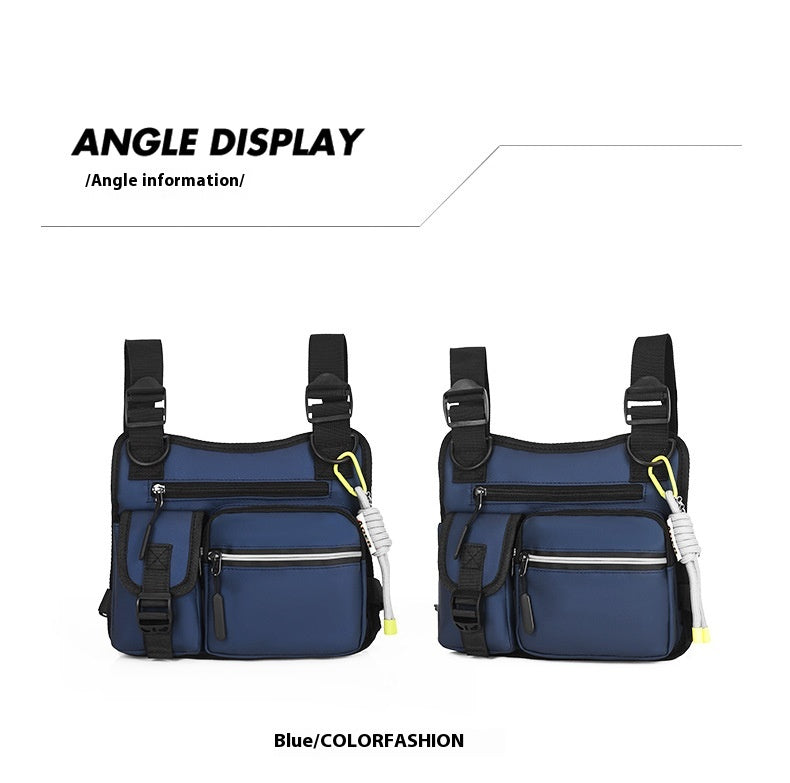Workwear Functional Vest Chest Bag Reflective