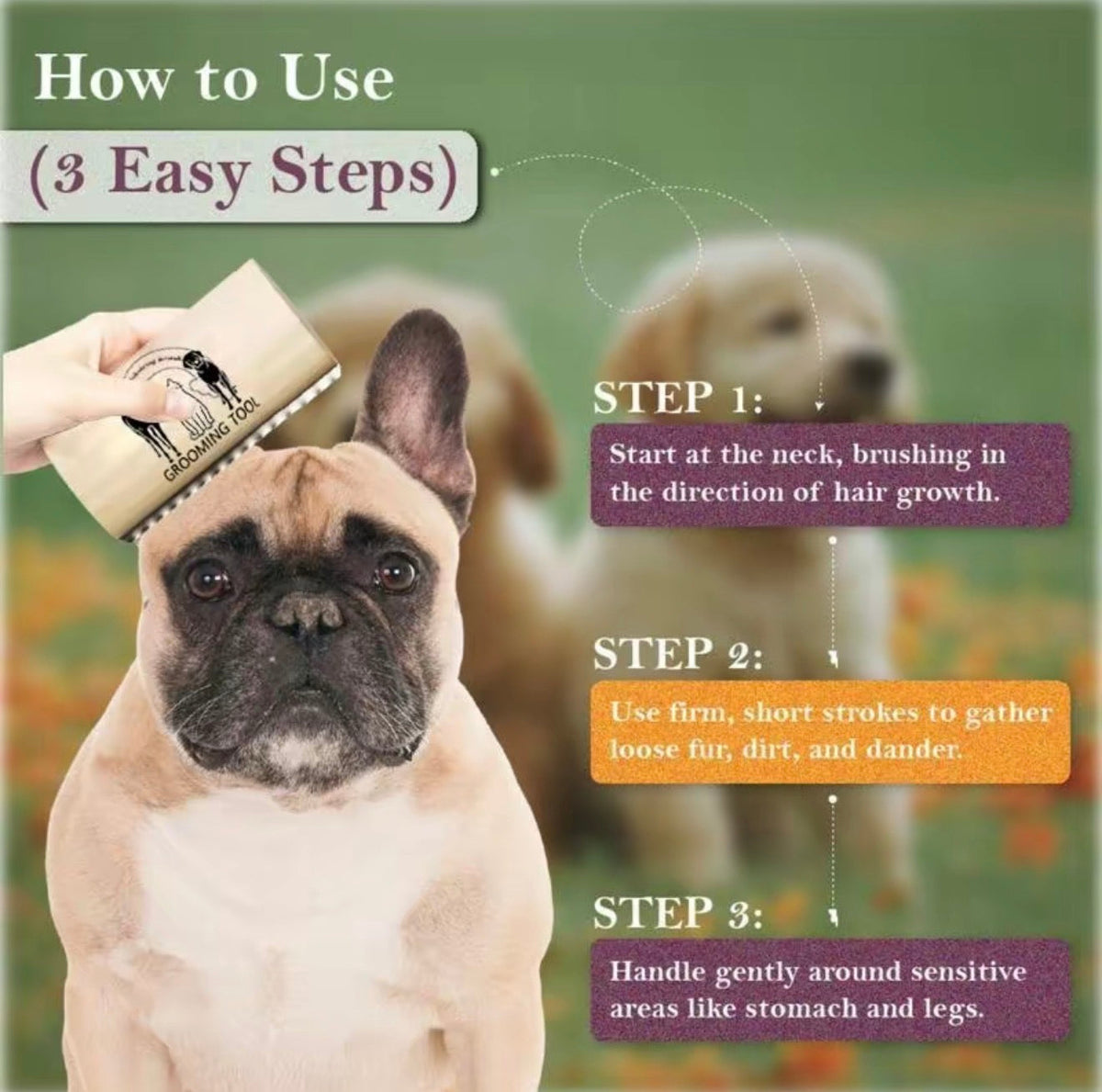 FurEase Pro Deshedding Brush