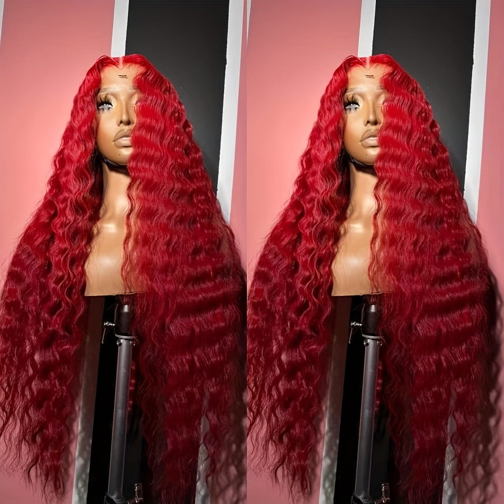 Synthetic Wig 13x4 Lace Front Loose Curly Wave, Glueless in 24- or 32-Inch Lengths for Parties — image 6