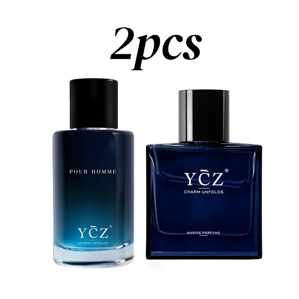 Men's Cologne Gift Set - Eau de Parfum Lavender Fresh & Woody Fragrance, Multi-Piece Sets 2 3 or 4 Bottles — image 1