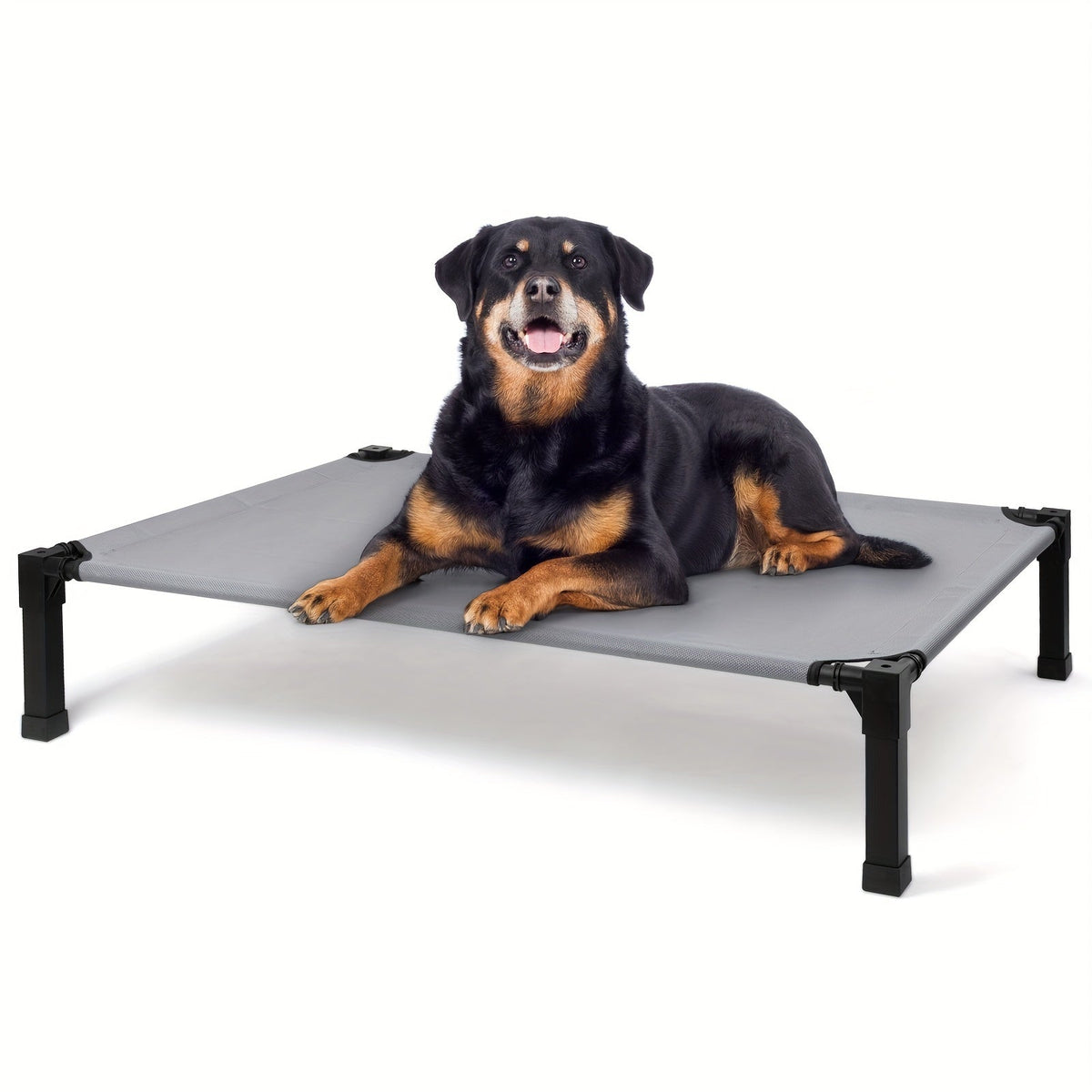 Elevated Pet Cot with Metal Frame, Textilene-Labeled Mesh Deck, Four Sizes and Seven Colors — image 3
