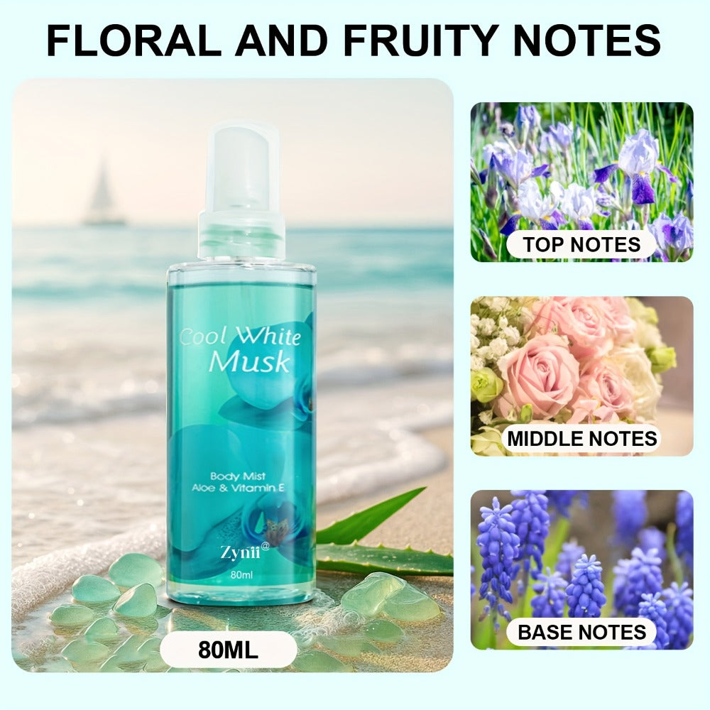 Fragrance Body Mist for Women, Floral, Fruity, Musk & Vanilla Body Spray with Aloe & Vitamin E, 3-8 fl oz — image 15