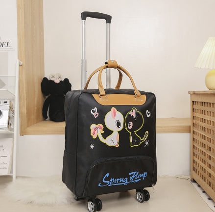 Trolley Bag Iron Tower Beauty Universal Wheels