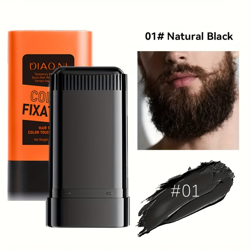 Portable Gray Root Cover Stick 2pcs, Disposable Hair Root Touch-Up with Plant-Based Squalane, Instant Gray Coverage — image 2