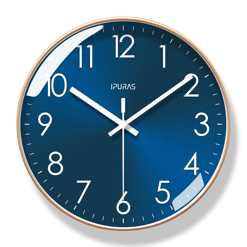 Brand - new 10/12 - inch modern wall clock. Its silent quartz makes it perfect for living rooms. - V.I.P Digital Presence