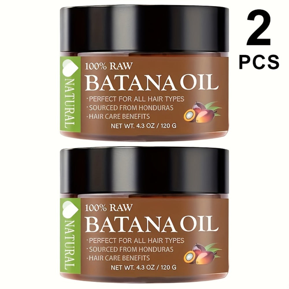 Hair Oil Batana Two-Jar Balm Set with Wide-Mouth Containers for Pre-Wash or Leave-In Hair Application — image 3