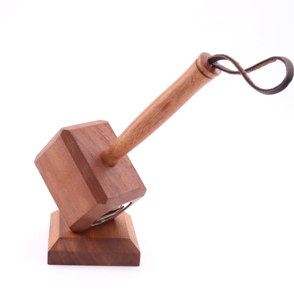 Bottle opener bottle opener beer beverage soda black walnut solid wood handle home personality creative bottle opener artifact - V.I.P Digital Presence
