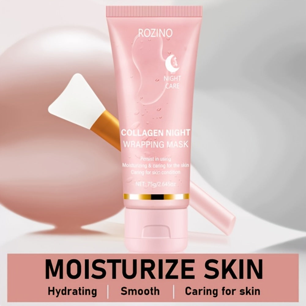 Collagen Overnight Sleeping Mask 3pcs 75g - Niacinamide Hyaluronic Acid Intensive Lifting Sleep Off Face Mask for Women — ima