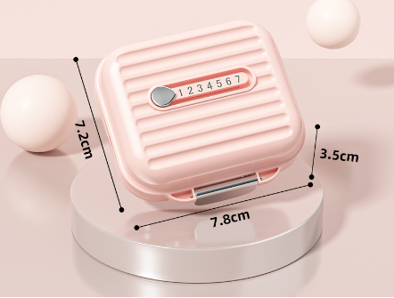 Portable medicine box mini medicine reminder box home storage - V.I.P Digital Presence