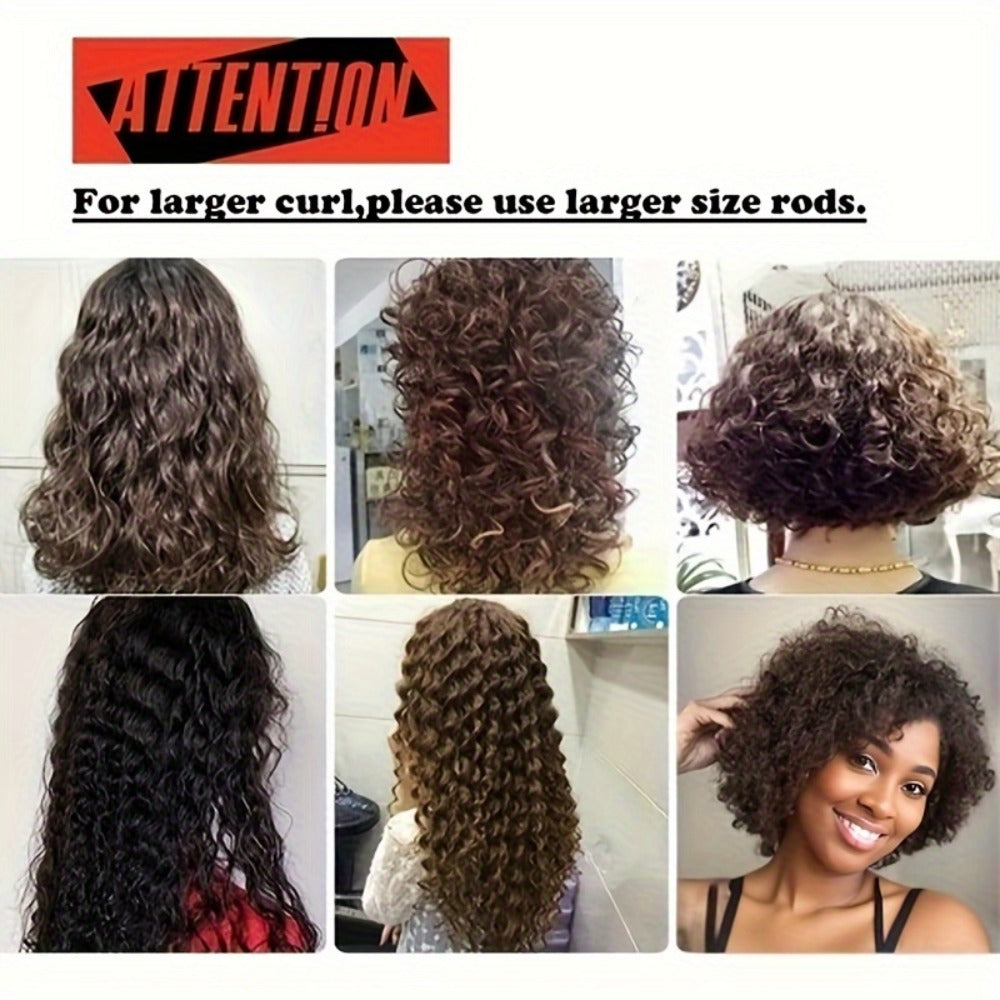 Spiral Perm Rods Set 39-42pcs – Plastic Curling Hair Sticks for Defined Curls Waves Coils Natural Hair Heatless Styling — ima
