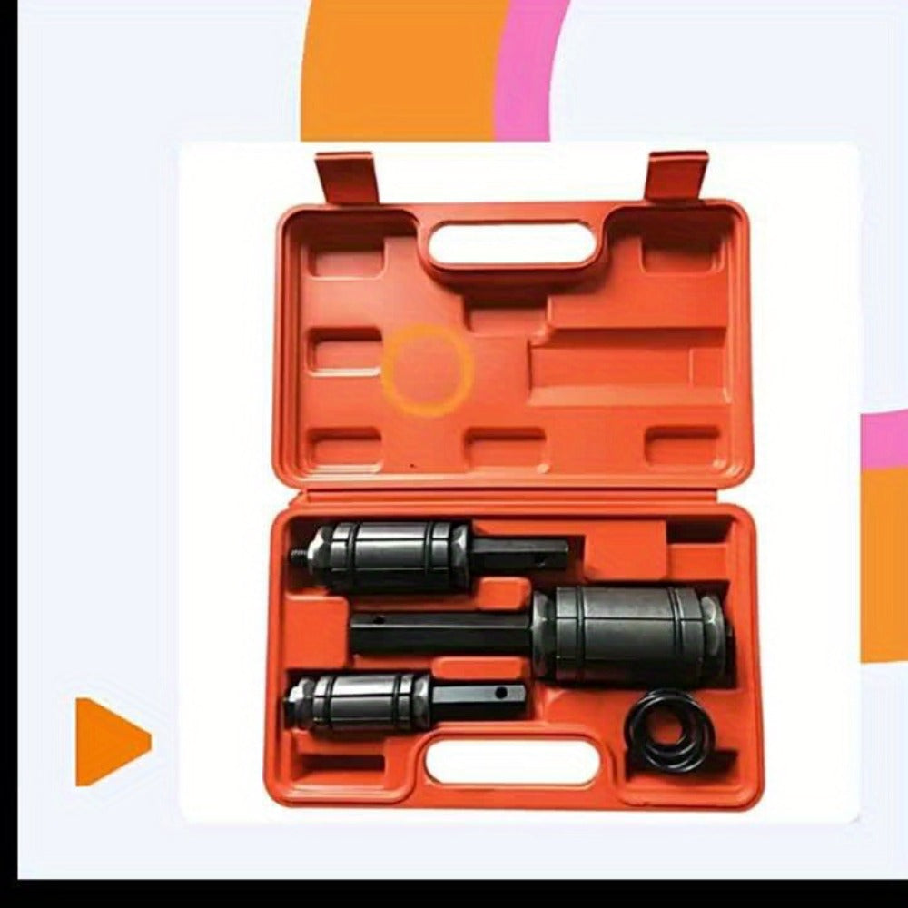 Pipe Expander Spreader Tool Set 3-Piece with 12 O-Rings – 1-1/8" to 3-1/2" Exhaust Muffler Silencer Repair Drop Forged Heat-T