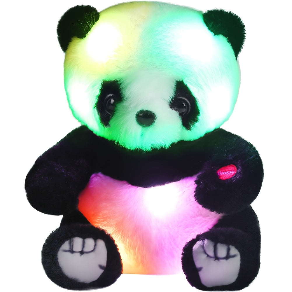 Light Up Panda Stuffed Animal Plush Toy 8 & 12 Inch with LED Glow, Cute Panda Bear Hugging Toy — image 11