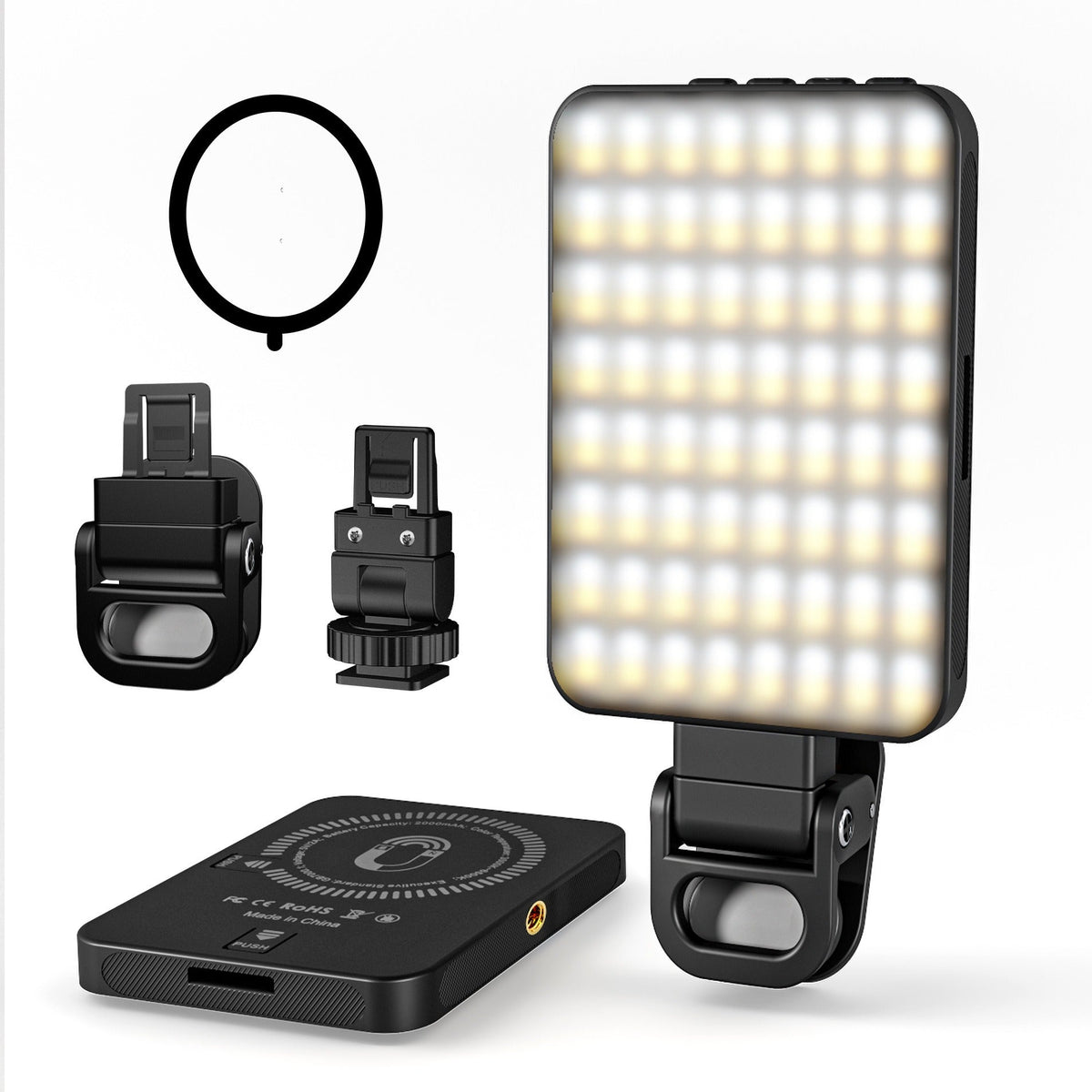 Magnetic fill light LED video conference phone fill light camera photography live broadcast photography pocket light - V.I.P Digital Presence