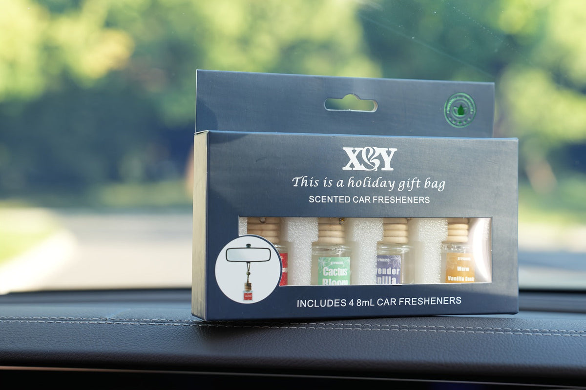 Car Air Freshener X&Y Four-Bottle Hanging Diffuser Gift Set with Eight available Style and Collection Options — image 19